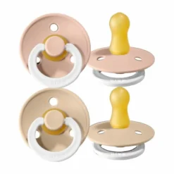 Bibs Fopspeen 2-Pack Night Maat 2 Vanilla - Blush