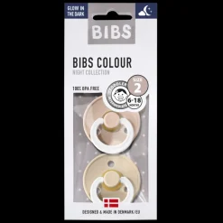 Bibs Fopspeen 2-Pack Night Maat 3 Vanilla - Blush