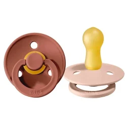 Bibs 2-Pack Fopspenen Maat 2 Woodchuck - Blush