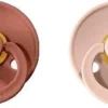 Bibs 2-Pack Fopspenen Maat 1 Woodchuck - Blush