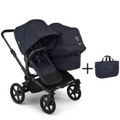 Bugaboo Duo Kinderwagen Donkey 6 Compleet Black - Deep Indigo