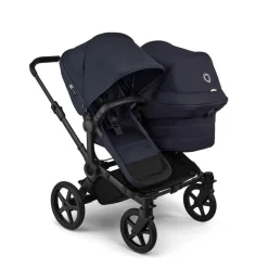 Bugaboo Duo Kinderwagen Donkey 6 Compleet Black - Deep Indigo