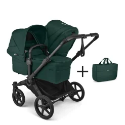 Bugaboo Duo Kinderwagen Donkey 6 Compleet Black - Fern Green