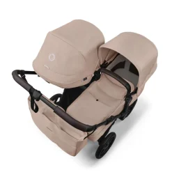 Bugaboo Duo Kinderwagen Donkey 6 Compleet Black - Desert Taupe Melange