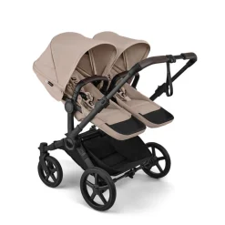 Bugaboo Duo Kinderwagen Donkey 6 Compleet Black - Desert Taupe Melange