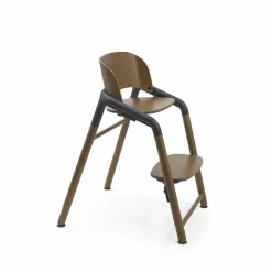 Bugaboo Giraffe Kinderstoel Warm Wood / Grey