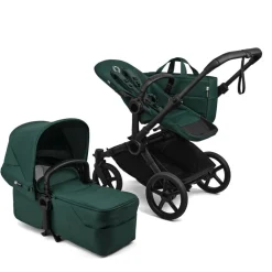 Bugaboo Mono Kinderwagen Donkey 6 Compleet Black - Fern Green