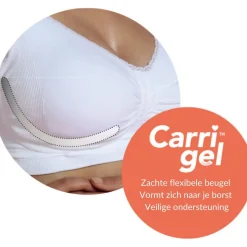 Carriwell Voedingsbh Padded Gelbeugel Wit