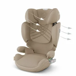 Cybex Autostoel Solution T i-Fix Plus Cozy Beige