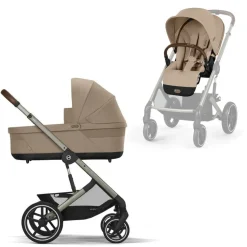 Cybex Balios S Lux Kinderwagen Compleet Almond Beige - Taupe Frame