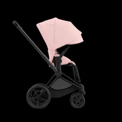 Cybex E-Priam Kinderwagen Compleet Peach Pink - Matt Black Frame