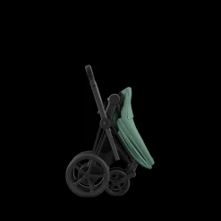 Cybex E-Priam Kinderwagen Compleet Leaf Green - Matt Black Frame