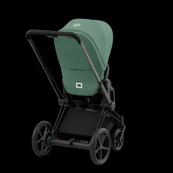 Cybex E-Priam Kinderwagen Compleet Leaf Green - Matt Black Frame
