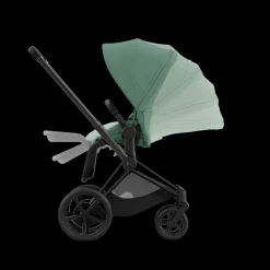 Cybex E-Priam Kinderwagen Compleet Leaf Green - Matt Black Frame