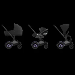 Cybex E-Priam Kinderwagen Compleet Sepia Black - Matt Black Frame
