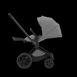 Cybex E-Priam Kinderwagen Compleet Mirage Grey - Matt Black Frame