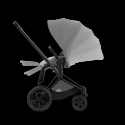 Cybex E-Priam Kinderwagen Compleet Mirage Grey - Matt Black Frame