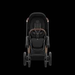 Cybex E-Priam Kinderwagen Compleet Sepia Black - Rosegold Frame