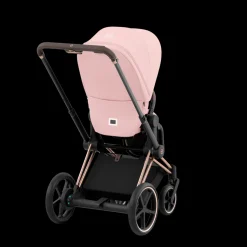 Cybex E-Priam Kinderwagen Compleet Peach Pink - Rosegold Frame