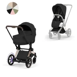 Cybex Kinderwagen e-Priam 5 Compleet Style Rosegold Frame