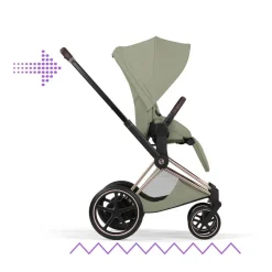 Cybex Kinderwagen e-Priam 5 Compleet Style Rosegold Frame