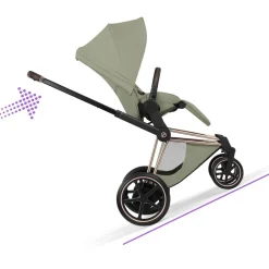 Cybex Kinderwagen e-Priam 5 Compleet Style Rosegold Frame