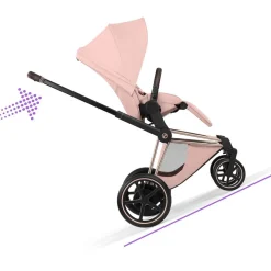 Cybex Kinderwagen e-Priam 5 Compleet Style Rosegold Frame