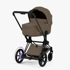 Cybex Kinderwagen e-Priam 5 Compleet Comfort Matt Black Frame - Coconut Brown
