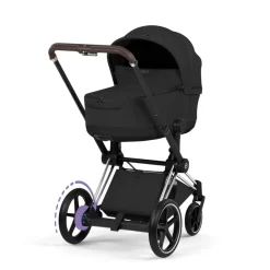 Cybex Kinderwagen e-Priam 5 Compleet Style Chrome Brown Frame