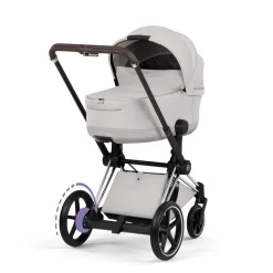 Cybex Kinderwagen e-Priam 5 Compleet Style Chrome Brown Frame