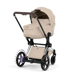 Cybex Kinderwagen e-Priam 5 Compleet Style Chrome Brown Frame