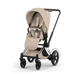 Cybex Kinderwagen e-Priam 5 Compleet Style Chrome Brown Frame