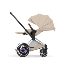 Cybex Kinderwagen e-Priam 5 Compleet Style Chrome Brown Frame