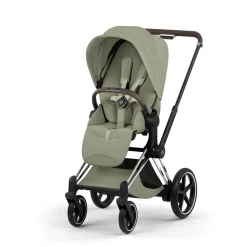 Cybex Kinderwagen e-Priam 5 Compleet Style Chrome Brown Frame