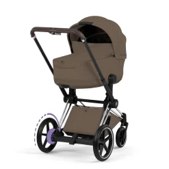Cybex Kinderwagen e-Priam 5 Compleet Style Chrome Brown Frame
