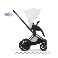 Cybex Kinderwagen e-Priam 5 Compleet Style Matt Black Frame