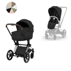 Cybex Kinderwagen Priam 5 Compleet Style Chrome Brown Frame