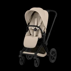 Cybex Kinderwagen Priam 5 Compleet Comfort Matt Black Frame - Cozy Beige
