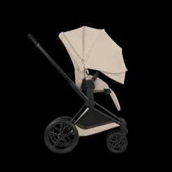 Cybex Kinderwagen Priam 5 Compleet Comfort Matt Black Frame - Cozy Beige