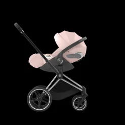 Cybex Priam Kinderwagen Compleet Peach Pink - Chrome Black Frame
