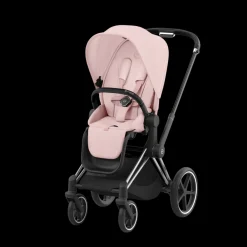 Cybex Priam Kinderwagen Compleet Peach Pink - Chrome Black Frame