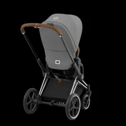 Cybex Priam Kinderwagen Compleet Mirage Grey - Chrome Brown Frame