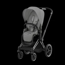 Cybex Priam Kinderwagen Compleet Mirage Grey - Chrome Black Frame