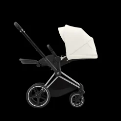 Cybex Priam Kinderwagen Compleet Off White - Chrome Black Frame