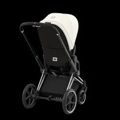 Cybex Priam Kinderwagen Compleet Off White - Chrome Black Frame
