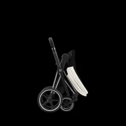 Cybex Priam Kinderwagen Compleet Off White - Chrome Black Frame