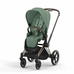 Cybex Priam Kinderwagen Compleet Leaf Green - Rosegold Frame