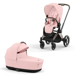 Cybex Priam Kinderwagen Compleet Peach Pink - Rosegold Frame