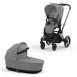Cybex Priam Kinderwagen Compleet Mirage Grey - Matt Black Frame