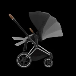 Cybex Priam Kinderwagen Compleet Sepia Black - Chrome Brown Frame